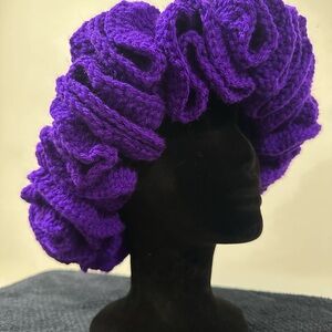 Handmade Purple Crochet Hat